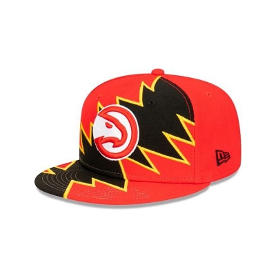 Atlanta Hawks Gorra | New Era NBA Flash 9fifty Snapback Cap Mexico - Rojos